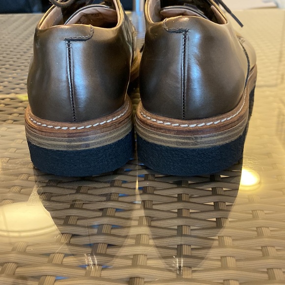 Clarks Pewter Oxford Shoes - Picture 4 of 7